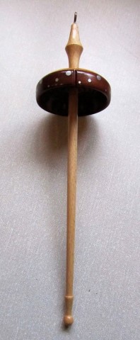 Keith Leonard's commended drop spindle